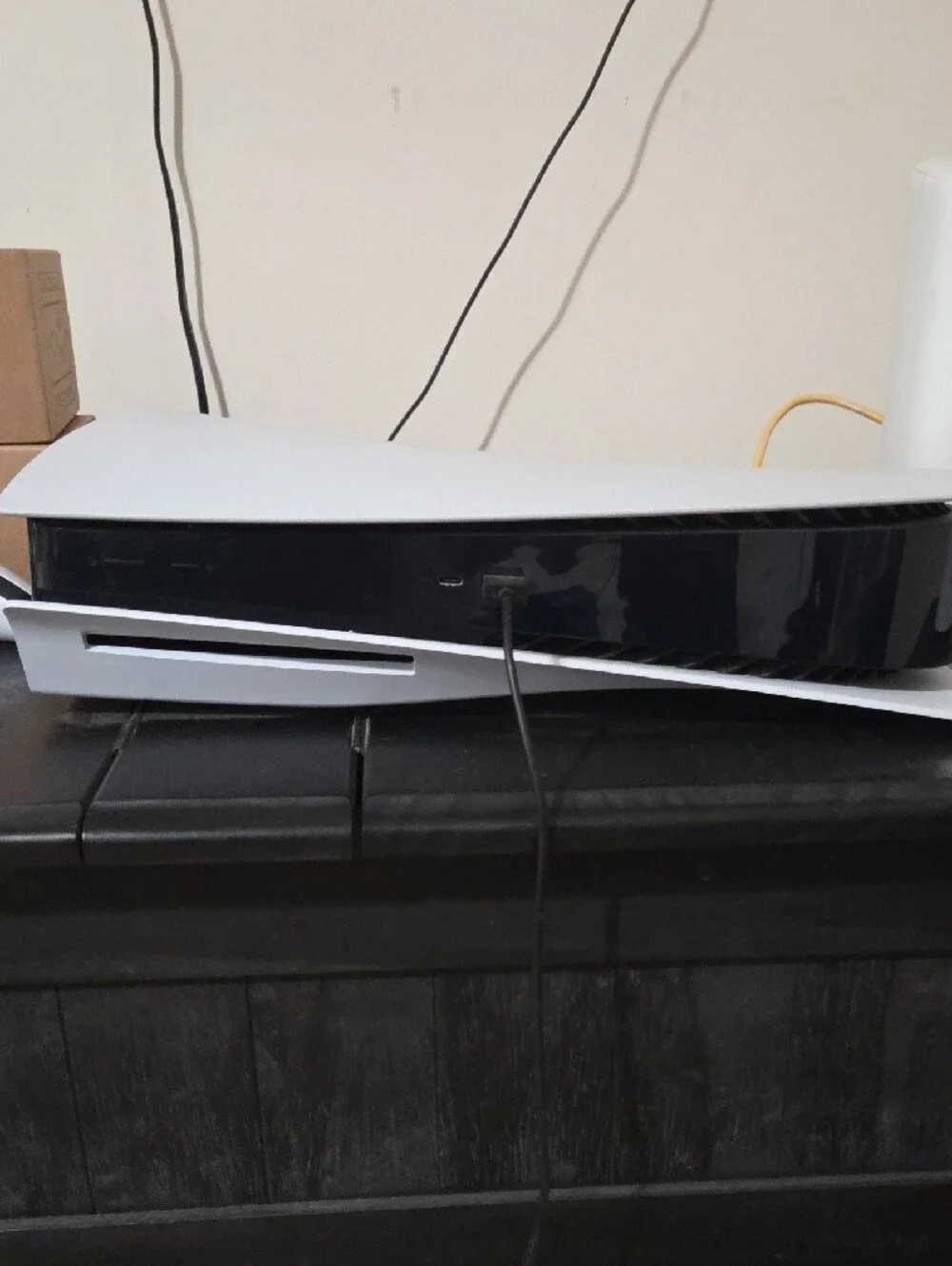 Sony White PlayStation 5 Slim Console - Top View